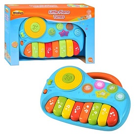 Піаніно 2001 NL 8 клавиш, 2 режими гри, муз., світло, бат., кор., 32-21-6 см - 1 - smarttoys.com.ua