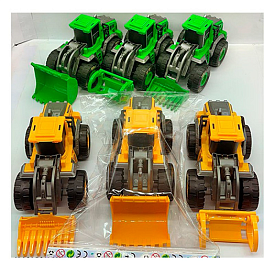 Трактор 669-7 інерц., рухомий деталі, 3 види (2 кольори), кул., 21,5-34-12 см. - 1 - smarttoys.com.ua