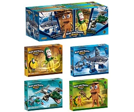 Конструктор 53011 монстр, від 101дет, кор., 4 види, 8 шт. в диспл., 38,5-15-17,5 см. - 1 - smarttoys.com.ua