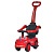 Каталка-толокар M 5763L-3 батьківська ручка, багажник, шкіра, муз., бат., червоний - 1 - smarttoys.com.ua