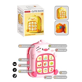 Телефон мобільний SS018навч10-8-4,5см,муз-зв(англ)зв.тварин,природ.алф. на бат-ці,в кор.8,5-11-5см - 1 - smarttoys.com.ua