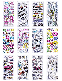 Наліпки XYK 12 дизайнів /12/ - 1 - smarttoys.com.ua