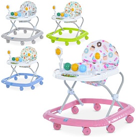 Ходунки M 5033-2 муз, мікс видів, музика, колеса 8 шт - 1 - smarttoys.com.ua