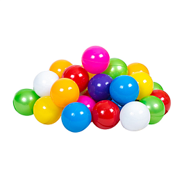 Набір дитячий "Кульки "малі" 40 шт" арт.025 диам 7 см вакуум Бамсик - 1 - smarttoys.com.ua