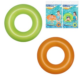 Круг BW 36024 неоновий, від 8-ми років, 2 кольори, рельєфна поверхня, кул., 27-14,5 см. - 1 - smarttoys.com.ua