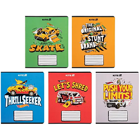 Зошит 18 арк., кл., гібр. лак + УФ лак, HW - 1 - smarttoys.com.ua