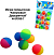 Іграшка "М'ячик пострибунчик" каучуковий-двокольоровий 4.5cm 12pcs/card 030-7 - 1 - smarttoys.com.ua