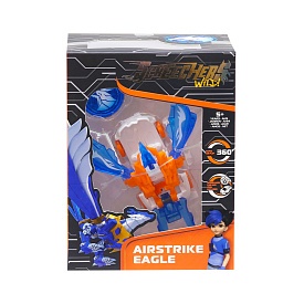 Машинка-трансформер SCREECHERS WILD! S4 L1 - ЕІРСТРАЙК ІГЛ - 1 - smarttoys.com.ua