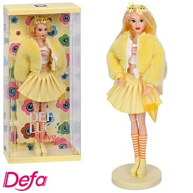 Лялька DEFA DLL3 шарнірна, сумка, підставка, кор.(пластик+слюда), 16-33-6,5 см. - 1 - smarttoys.com.ua