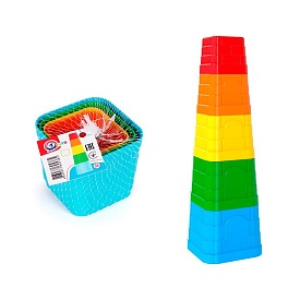 Іграшка "Пірамідка ТехноК", арт.5385 - 1 - smarttoys.com.ua