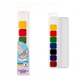 Фарби акварельні Yes Pusheen 8 цв. медові б/п - 1 - smarttoys.com.ua