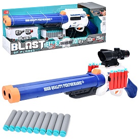 Рушниця XH912-2 приціл, м'які кулі-присоски 20 шт., кор., 60,5-21-11,5 см. - 1 - smarttoys.com.ua