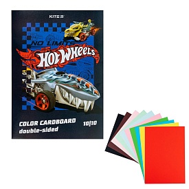 Картон кольор. двостор. (10арк/10кол), А4 HW - 1 - smarttoys.com.ua
