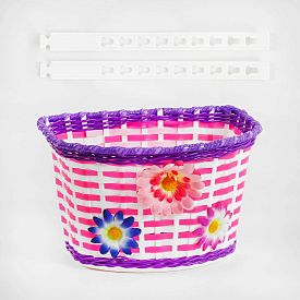 Кошик на кермо PN-1216-40 (40) КОЛІР РОЖЕВИЙ З ФІОЛЕТОВИМ - 1 - smarttoys.com.ua