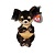 Дитяча іграшка м’яконабивна TY Beanie Bellies Собачка "Тоффі" 15 см, арт. 37393 - 1 - smarttoys.com.ua