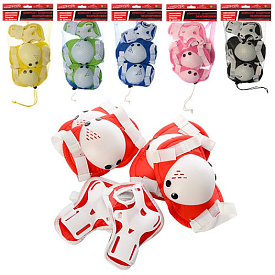 Захист MS 0032-1 для колін, ліктів, зап'ястя, 6 кольорів, сітка, 18,5-34-6 см. - 1 - smarttoys.com.ua