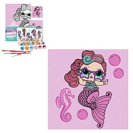 Набір для розпису по номерах для дітей "L.O.L. Surprise! Mermaids Waves" 40х40см - 1 - smarttoys.com.ua