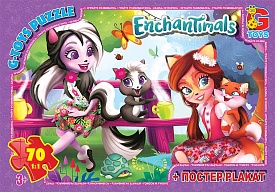 EA214 Пазли ТМ "G-Toys" із серії "Enchantimals", 70 ел. - 1 - smarttoys.com.ua