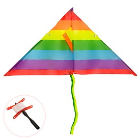 Повітряний змій M 1739-2 ширина 70см, дов.33см, хвіст 33см, струна, мікс кольорів, кул., 9-45-1,5 см - 1 - smarttoys.com.ua