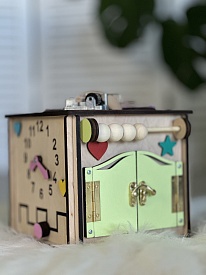 Бізікуб 15х15х15 см не фарбований - 11 - smarttoys.com.ua