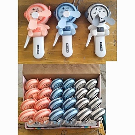 Вентилятор MK 5627 механічний, 24 шт. (3 кольори) в диспл., 39-17-23 см. - 1 - smarttoys.com.ua