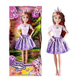 Лялька 8648 B (72) висота: 30 см, шарнірні з’єднання рук, знімний одяг та взуття, голова та руки гума, тіло та ноги пластик, аксесуар, в коробці - 1 - smarttoys.com.ua