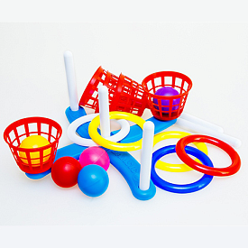 Набір дитячий "№ 2 Кільцекид "  3 в 1  арт110 Бамсик - 1 - smarttoys.com.ua