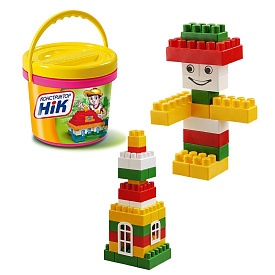 Конструктор дитячий "НІК" (52 дет.) відро - 1 - smarttoys.com.ua