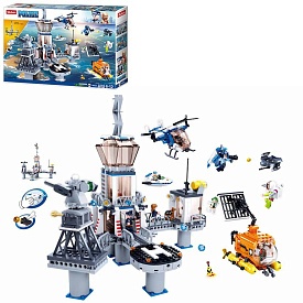 Конструктор SLUBAN M38-B0828 "Police": Поліцейська ділянка берегової охорони,1016 дет. - 1 - smarttoys.com.ua