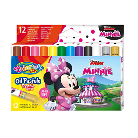 Олівці пастельні масляні 12 кол., в пласт.контейнері COLORINO/MINNIE / 12/ - 1 - smarttoys.com.ua