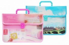 Портфель пластиковий 33*23см, МІКС-4 6002-36/29 (1/120) - 1 - smarttoys.com.ua