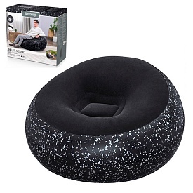 BW Крiсло 75153  надувне, навантаження до 100кг, чорний колір, кор.,112х112х66см - 1 - smarttoys.com.ua