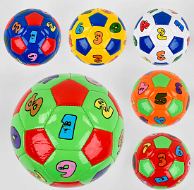 М'яч футбольний C 44749 (180) РОЗМІР №2, 5 видів, вага 100 грамів, матеріал PVC, балон гумовий, ВИДАЄТЬСЯ ТІЛЬКИ МІКС ВИДІВ - 1 - smarttoys.com.ua
