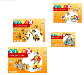 STEAM конструктор з болками: BUILD AND PLAY 4в1 на 100 деталей - 1 - smarttoys.com.ua