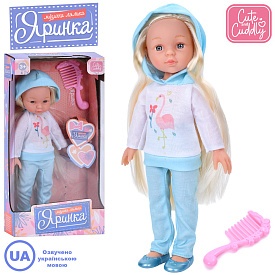 Лялька M 5986 I UA Яринка, 2 пісні, гребінець, бат.(табл), муз. (укр), кор., 18-36-8 см. - 1 - smarttoys.com.ua
