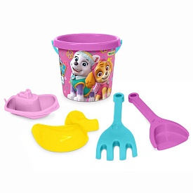 Набір для піску IML 5 ел. "Щенячий патруль" рожевий, Paw Patrol - 1 - smarttoys.com.ua