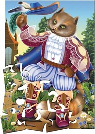 Гра-пазл "Кіт у чоботях" 24 ел. в пак. - 2 - smarttoys.com.ua