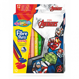 Фломастери 12 кол. COLORINO/AVENGERS /12/ - 1 - smarttoys.com.ua