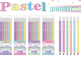 Олівці прості С 52229 (144) 4 види, НВ, 12 штук у коробці - 1 - smarttoys.com.ua