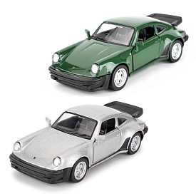 Автомодель - PORSCHE 911 TURBO 3.3 1978 (сірий, темно-зелений) - 1 - smarttoys.com.ua