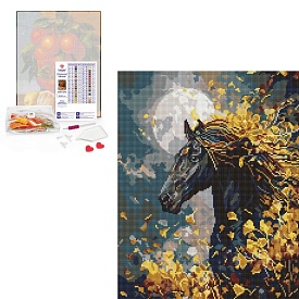 Набір з алмазною мозаїкою "Кінь і вітер" 40х50см - 1 - smarttoys.com.ua