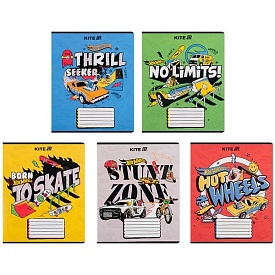 Зошит 18 арк., лін., гібр. лак + УФ лак, HW - 1 - smarttoys.com.ua