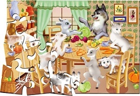 Гра-пазл "Семеро козенят" 24 ел. в пак. - 2 - smarttoys.com.ua