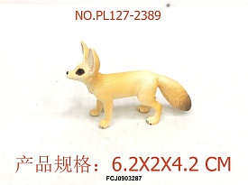 Тварина PL127-2389 лисиця вухата, 6,5 см., кул. - 1 - smarttoys.com.ua