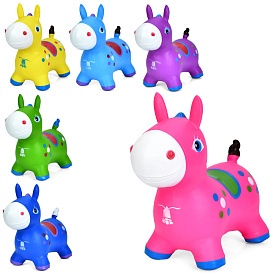 Стрибуни-тварини MS 4686 конячка, 1300г, 6 кольорів, кул., 26-22-11 см. - 1 - smarttoys.com.ua