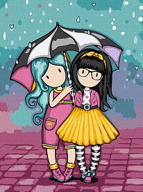 Картина за номерами для дітей "Look-Be Kind Santoro Gorjuss Collection" 30х40см - 1 - smarttoys.com.ua