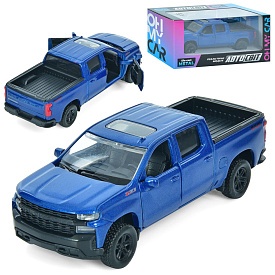 Джип AS-3021 АвтоСвіт,1:43,2019 Chevy Silverado Trail Boss,мет.,інерц.,відчин.двері,гум.колеса,кор. - 1 - smarttoys.com.ua