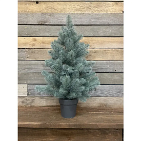 100N/70/B Ялинка Premium лита 70 см в горщику блакитна - 1 - smarttoys.com.ua