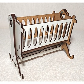 Ліжко-люлька 1 (Біла) - 1 - smarttoys.com.ua