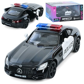 Машина AS-3129 АвтоСвіт,Mercedes-Benz GTS AMG 2018,мет.,інерц.,поліція,відч.двері,гум.колеса,кор.,15 - 1 - smarttoys.com.ua